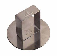 Aandrukker rond inox Ø4,7cm h7,3cm