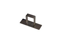 Poussoir rectangle inox 8,8x2,8cm h4,7cm