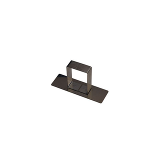 Aandrukker rechthoek inox 8,8x2,8cm h4,7cm