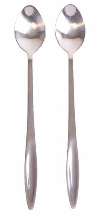 Set van 2 lange lepels inox - laatste stuks