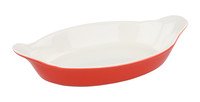 Gratinschotel 24,5cm Stoneware rood - laatste stuks