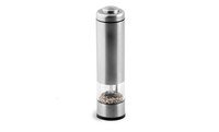 Peper- en zoutmolen elektrisch inox Ø50mm H 210mm