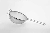 Passoire fine avec poignée et crochets inox Ø220mm L300mm