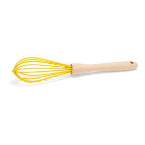 Fouet silicone jaune 30cm