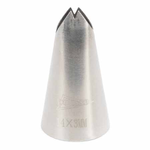 Douille inox feuille large 14 x 3 mm