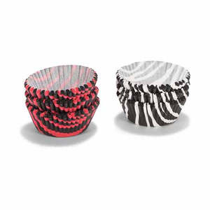 Cakevormpjes papier zebra Ø5cm 200 stuks