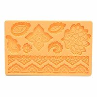 Fondant-mat oranje 20x12cm - laatste stuks