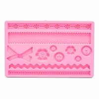 Fondant-mat roze 20x12cm - Laatste stuks