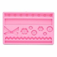 Fondant-mat roze 20x12cm - Laatste stuks