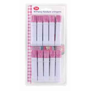 Pinces déco fondant cannelées x10 - laatste stuks