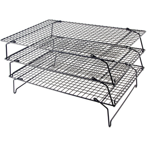 Grille à pâtisserie anti-adhésif 3 niveaux 40x25cm