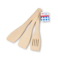 Set 3 spatules bois waxé