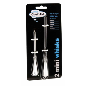 Set de 2 mini-fouets sur carte