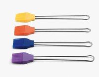 Pinceau patissière large silicone orange 43x68mm