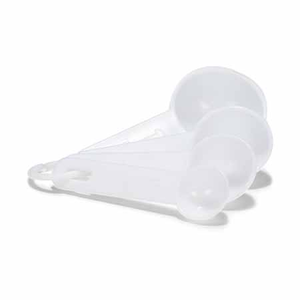 Cuillères à mesure 4pcs blanc (A)