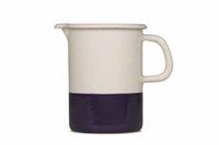 Tasse de mesure 2 couleurs crème/prune 1L