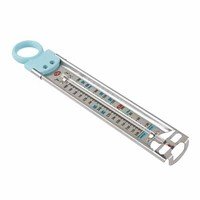 Bak- en confituurthermometer met blauw handvat - laatste stuks