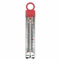 Bak- en confituurthermometer met rood handvat - laatste stuks