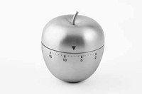 Minuteur pomme inox