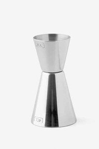 Cocktail maatbeker 2/4cl  18/10