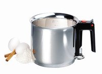 Bain-marie kookpot inox dubbelwandig Ø16 1.5L