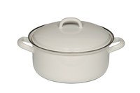 Casserole à couvercle Ø18cm blanc