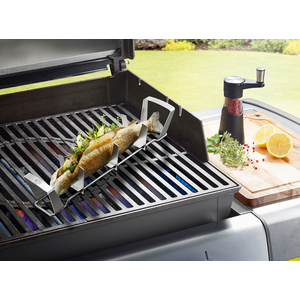 Vishouder inox BBQ