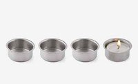 Bols bougie inox lot de 4