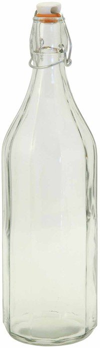 Fles glas 1L