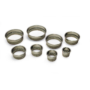 Découpoir rond cannelés bords roulés inox Ø4cm h3,6cm