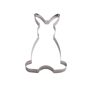 Uitduwvorm konijn inox18cm h1,5cm