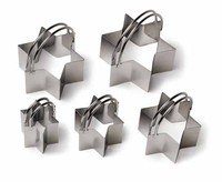 Découpoirs étoile inox 5pcs