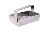 Uitduwvorm voor croissants inox 13x6,8cm h9cm