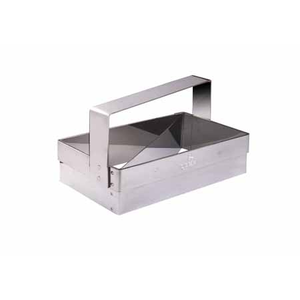Coupe croissant inox 13x6,8cm h9cm