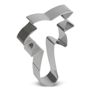 Uitduwvormpje palmboom inox 8cm