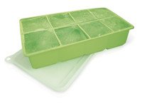 Ijsblokschaal silic m/Nofrost-deksel 5x5cm
