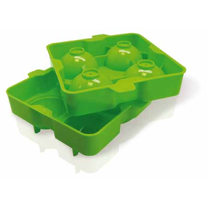 Bac à glaçons ABS pour 4 boules Ø5,5cm
