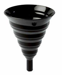 Funnel collapsible noir 12cm H15cm