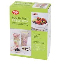 Push Push set van 4 bewaardozen 230+400+650ml+1.4L - laatste stuks