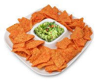 Assiette à servir pour Nachos porcelaine 26cm