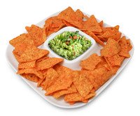 Assiette à servir pour Nachos porcelaine 26cm