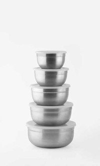 Bol cuisine à couvercle série 5pcs Ø12-20cm