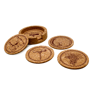 Sous-verres liège 5pcs.