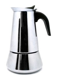 Espressokoker inox 6 kopjes