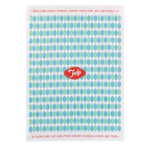 Serviette feuille en verre et bleu + logo Tala (1)