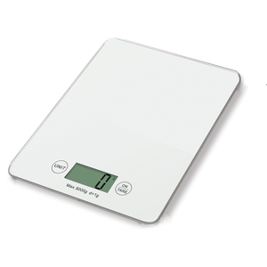 Balance de cuisine digitale jusqu'au 5kg blanc