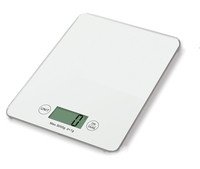 Balance de cuisine digitale jusqu'au 5kg blanc