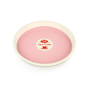 Plateau ronde Tea Time rose - laatste stuks
