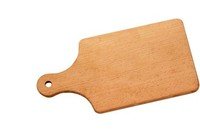 Snijplank hout met greep (oog) 28x14xH1,2cm