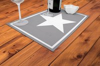 Placemat Stars 45x30cm pvc